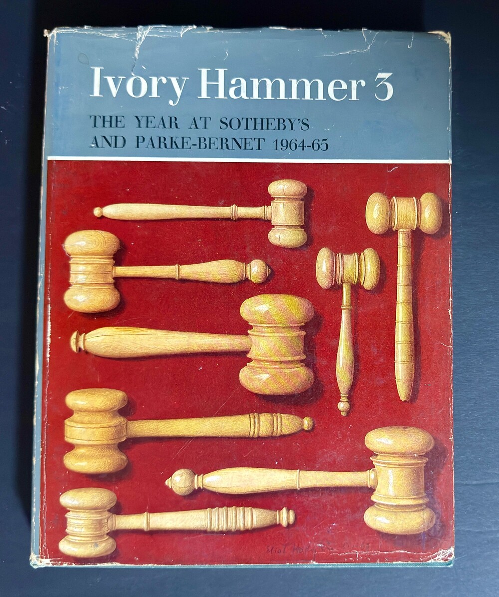 Ivory Hammer 3 1965 1st Ed Sotheby’s Parke-Bernet Michel Strauss HC w/DJ